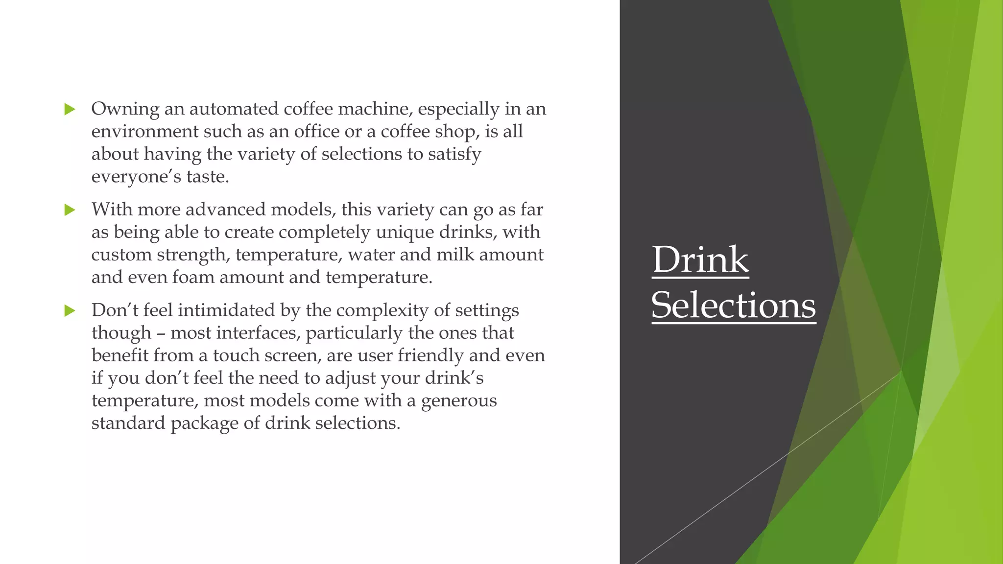 Coffee Machine Comparison WMF 5000s Vs Jura Giga X8 G2 PPT