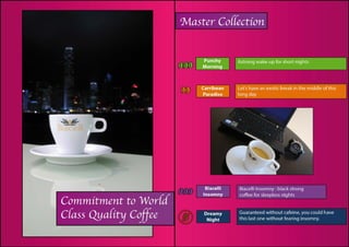 Coffee menu 2013: the best coffees in the World
