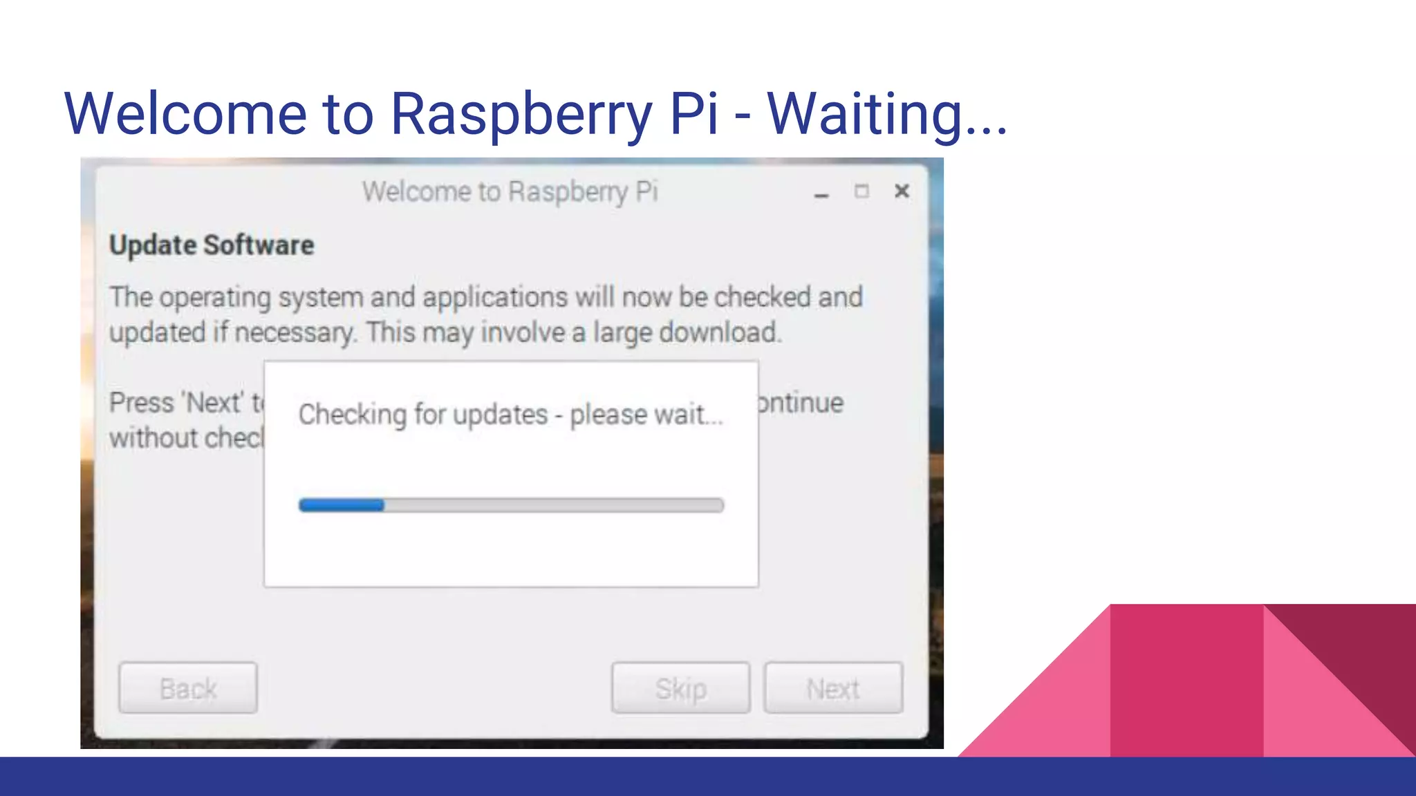 Welcome to Raspberry Pi - Waiting...
 