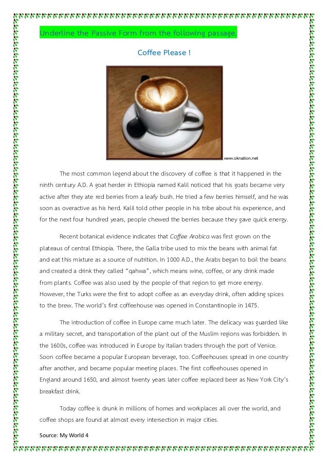 แบบฝึกหัด Passive Voice