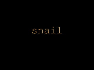 snail 
