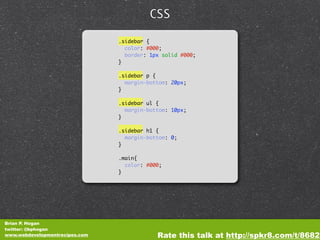 CSS

                                .sidebar {
                                  color: #000;
                           ...