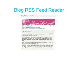 Blog RSS Feed Reader 