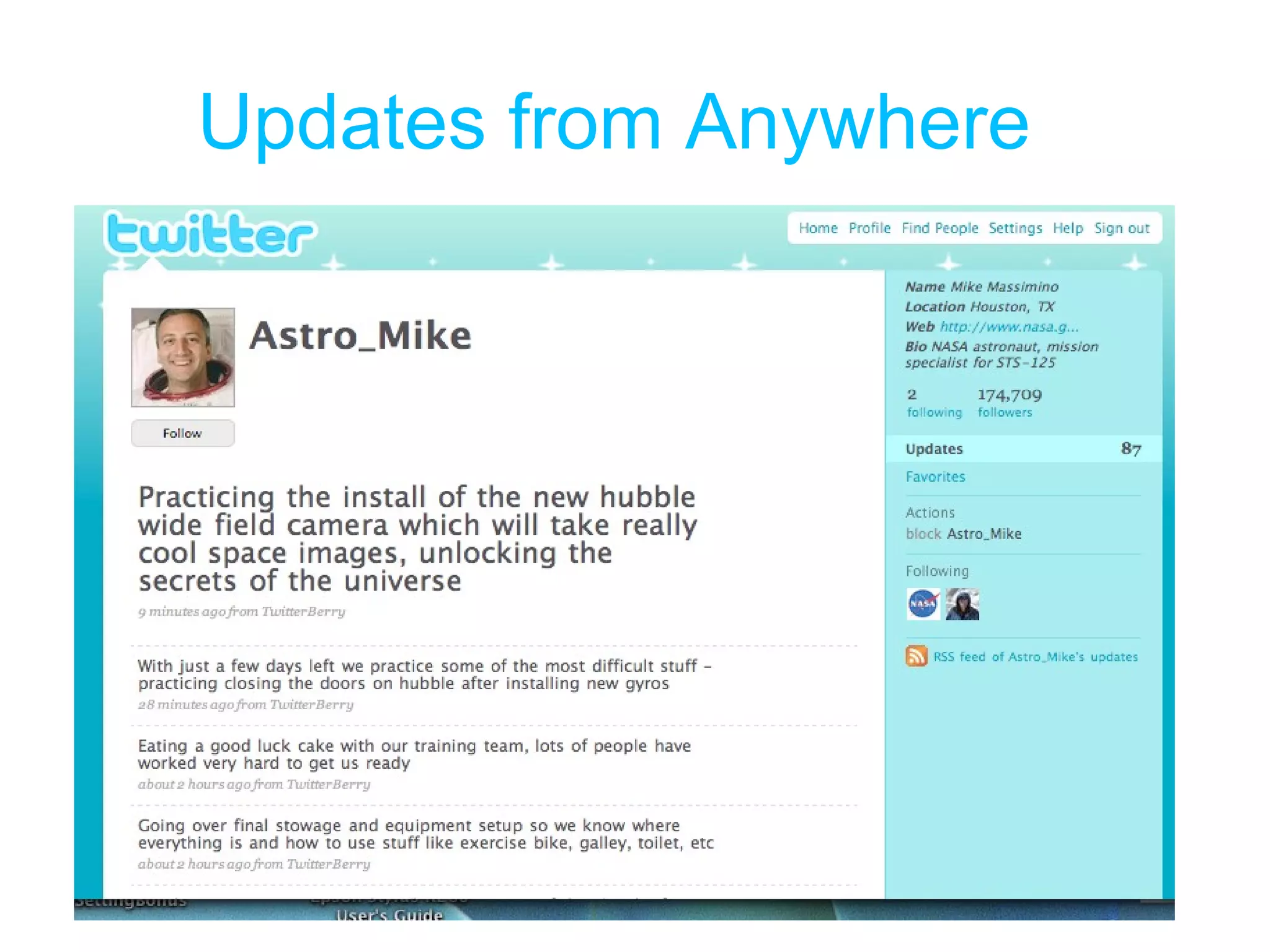 Updates from Anywhere 