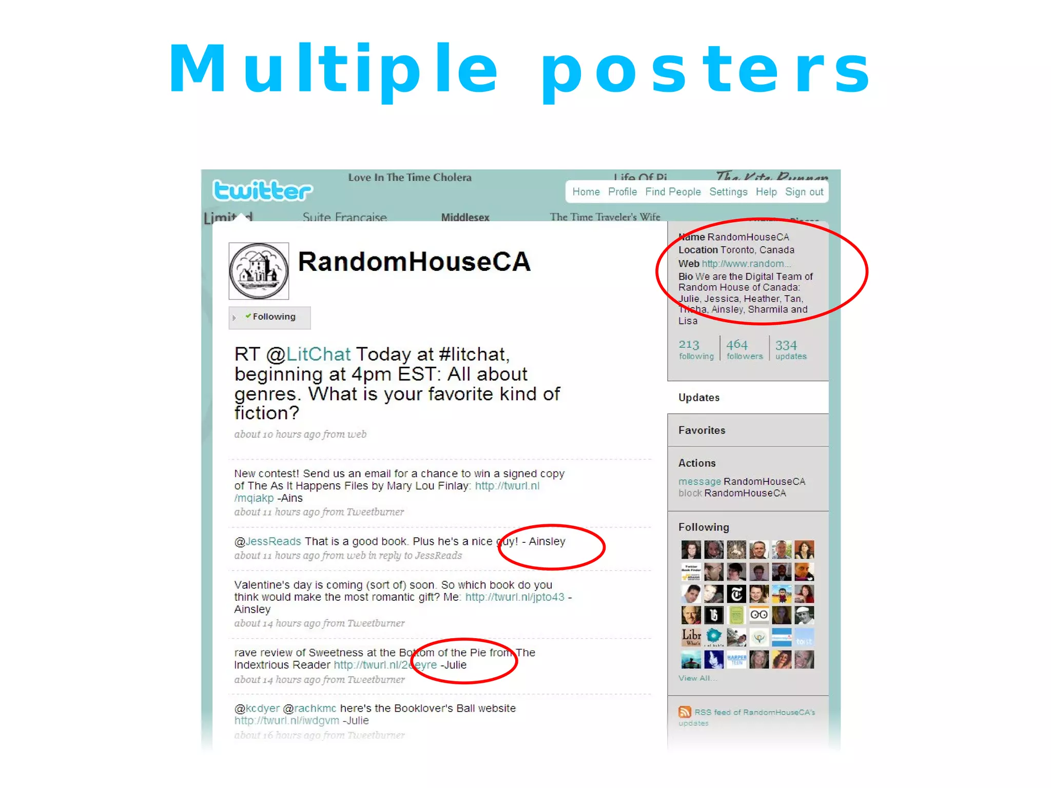 Multiple posters 