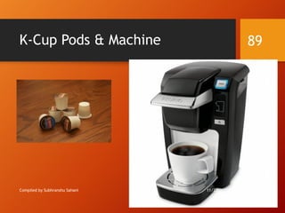K-Cup Pods & Machine
11/21/2023
Compiled by Subhranshu Sahani
89
 