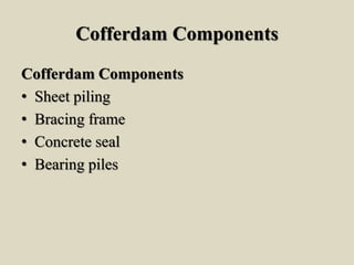 Cofferdams | PPTX