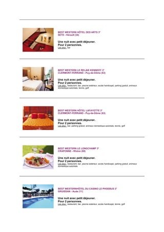 Coffret SéJour Hotel