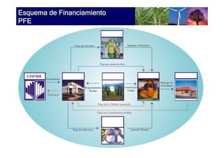 Esquema de Financiamiento
PFE
 