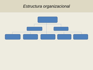 Estructura organizacional 
