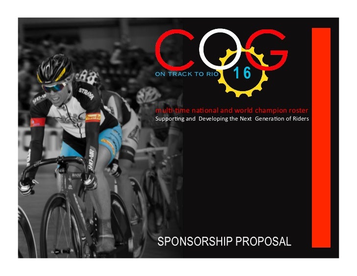COG cycling Sponsor Proposal