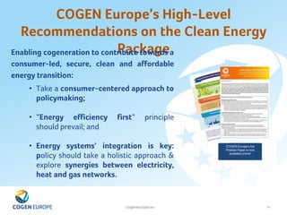 COGEN Europe presentation at COGEN Hungary's Annual Conference | PDF