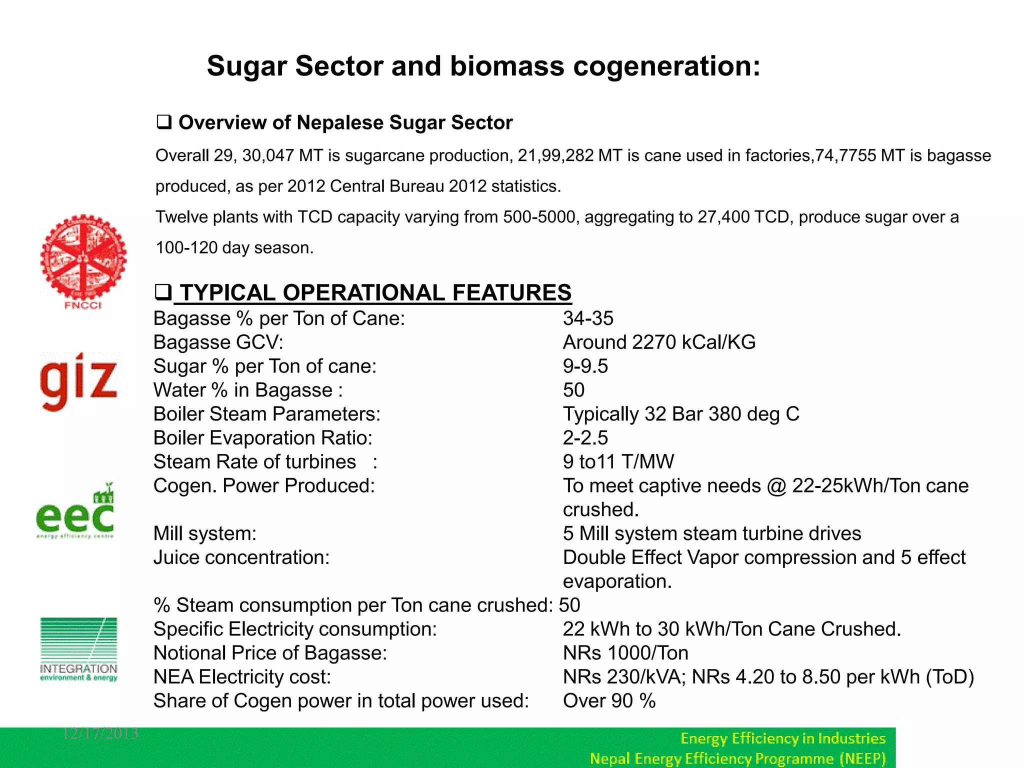 OVERVIEW OF COGENERATION OPPORTUNITIES IN NEPALESE SUGAR SECTOR | PDF