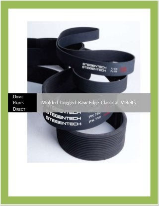 DRIVE
PARTS
DIRECT
Molded Cogged Raw Edge Classical V-Belts
 