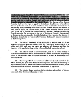 COGIC General Order & Bishops Trial Procedures