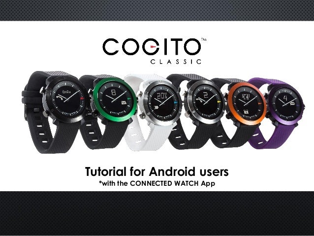 connected watch cogito