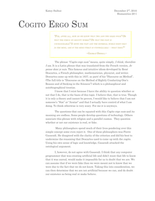 Cogito meaning deals