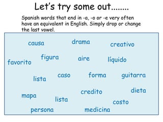 Cognates | PPT