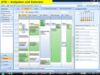 Wochenplanung - Timeboxed Persönliches Wissensmanagement GTD – Aufgaben und Kalender 