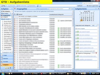 Aufgabenliste Persönliches Wissensmanagement GTD - Aufgabenliste 