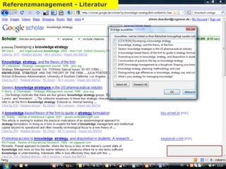 Zotero Persönliches Wissensmanagement Referenzmanagement - Literatur 