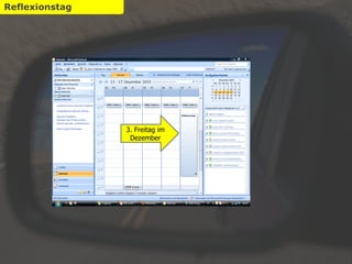 Jahresretrospektive Persönliches Wissensmanagement Reflexionstag 3. Freitag im Dezember 