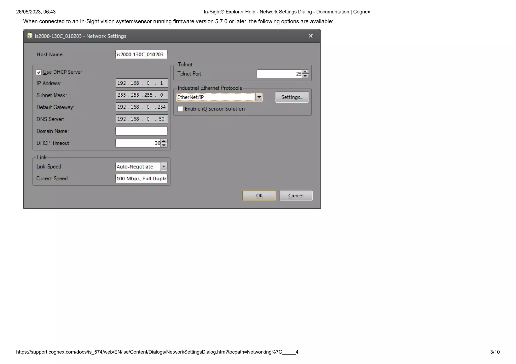 Cognex In-Sight - Network Settings.pdf