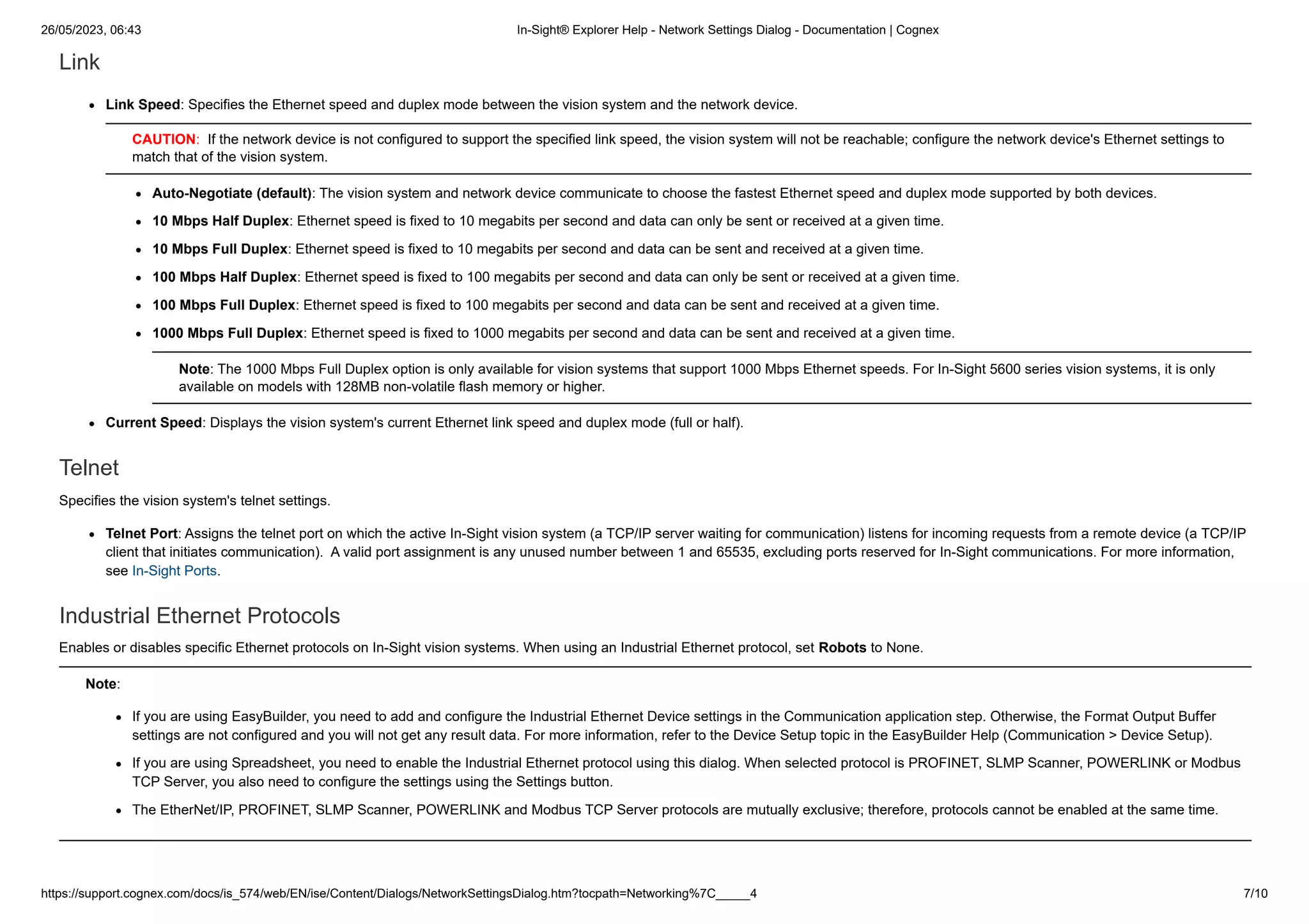 Cognex In-Sight - Network Settings.pdf | Operating Systems | Computer ...