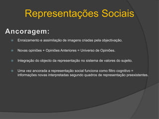 Representações Sociais