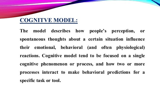 cognitive model definition