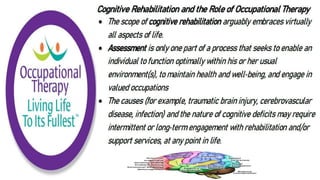 Cognition and Occupational Performance