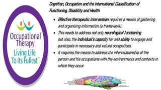 Cognition and Occupational Performance