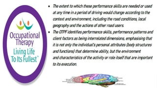 Cognition and Occupational Performance
