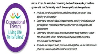 Cognition and Occupational Performance