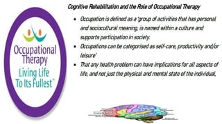 Cognition and Occupational Performance