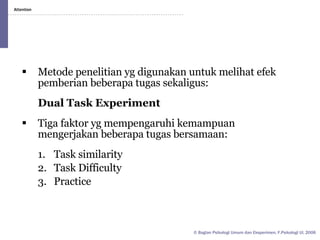 Cognitive 08 - 04 attention | PPT