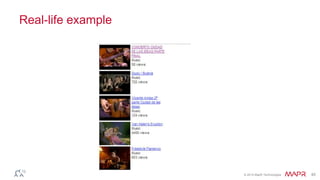 © 2014 MapR Technologies 45 
Real-life example 
 