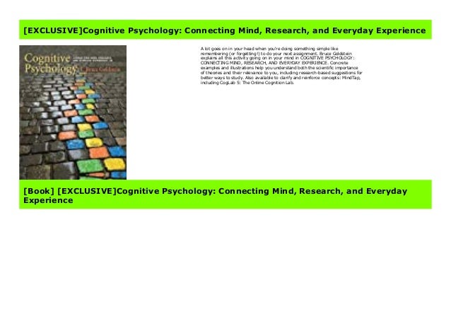 [EXCLUSIVE]Cognitive Psychology Connecting Mind, Research