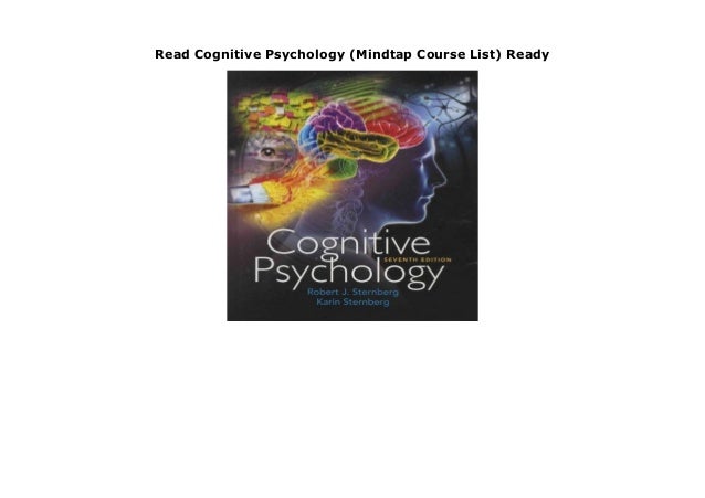 Read Cognitive Psychology (Mindtap Course List) Ready