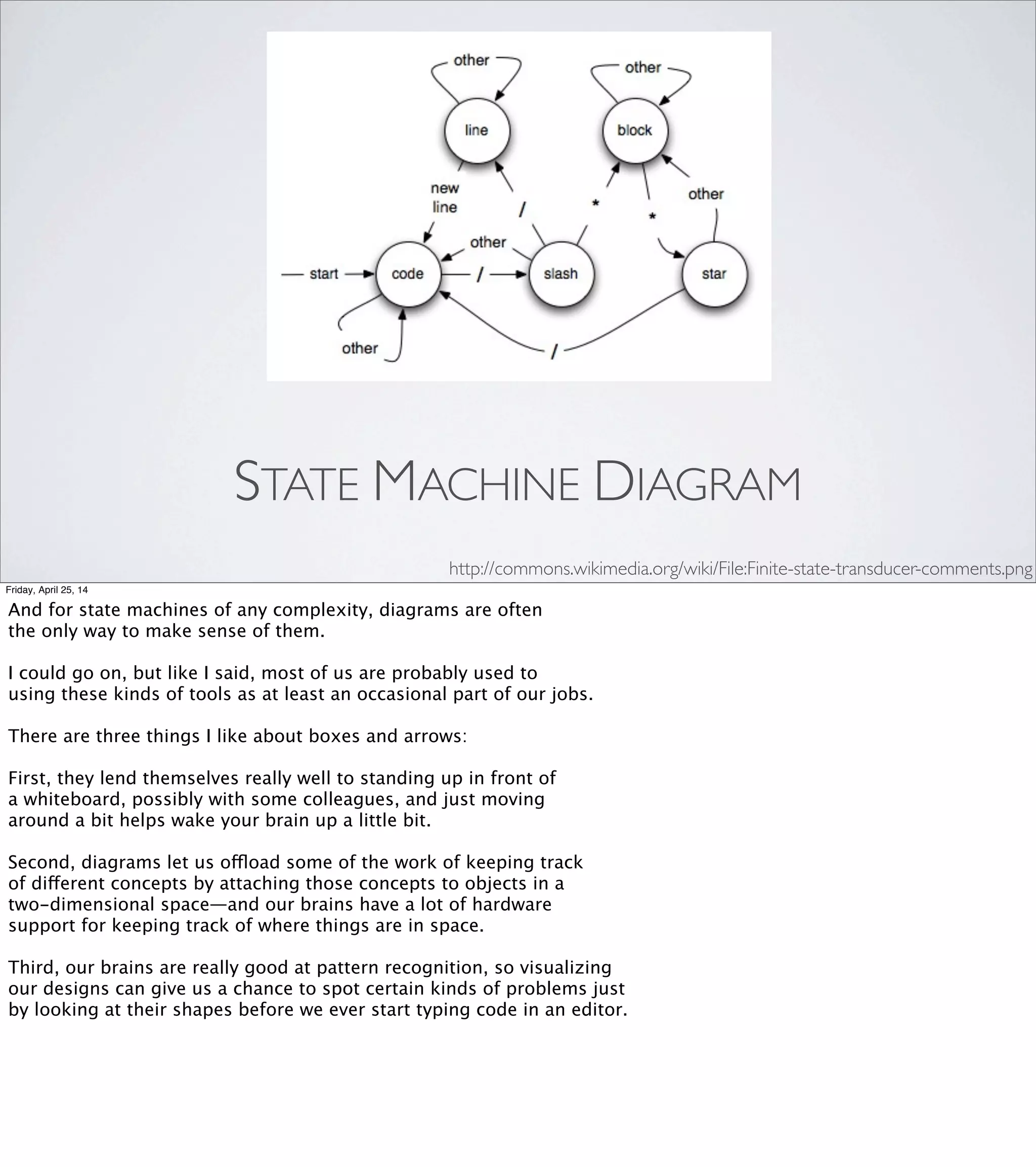 LINGUISTIC REASONING
Friday, April 25, 14
I also have a couple of techniques that involve the clever use of language.
The ﬁrst one is deceptively simple, but it does require a prop...
 