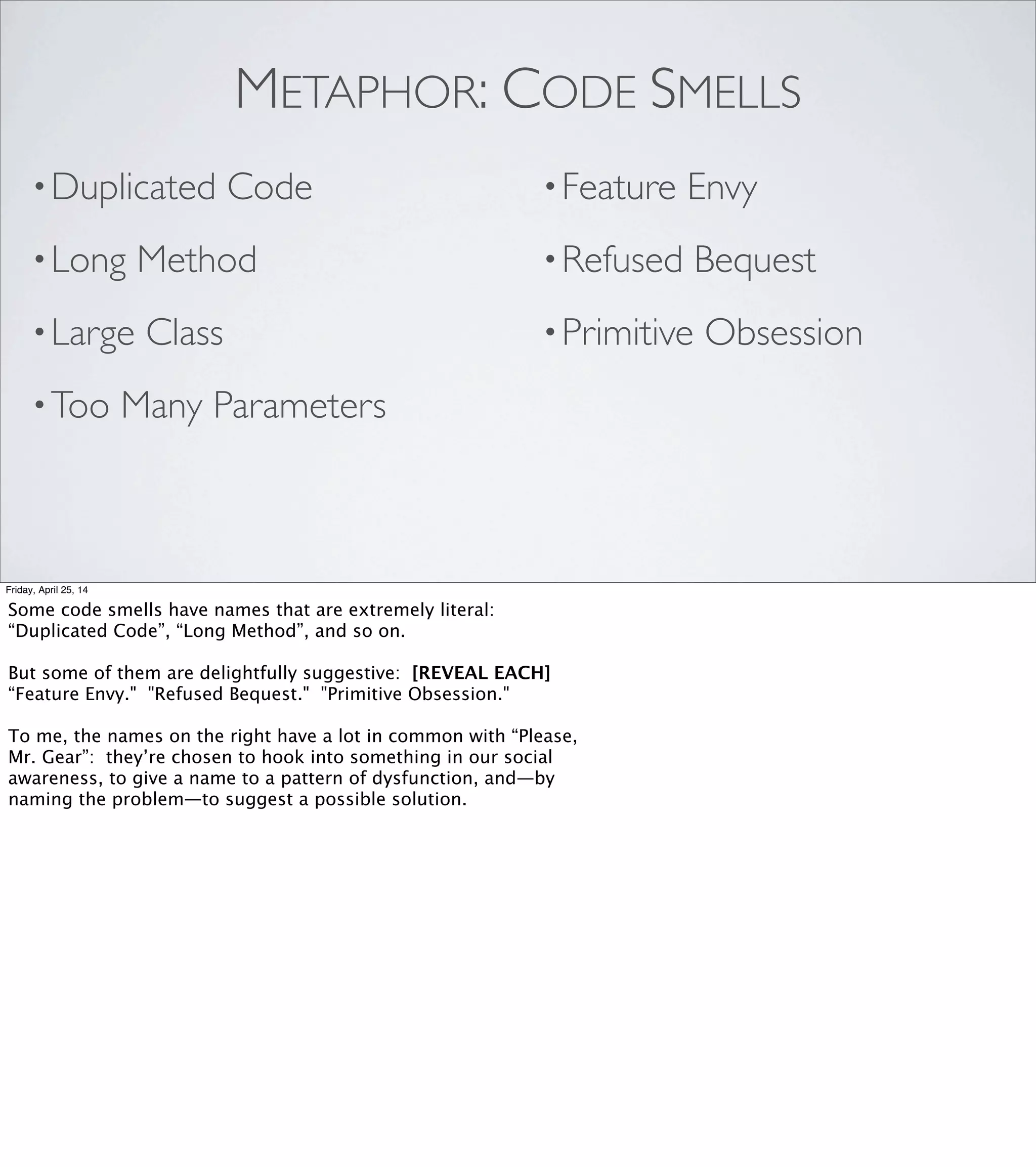 HUMAN VISION
Friday, April 25, 14
As an example, let’s take a minute to talk about
how we see the world around us.
 