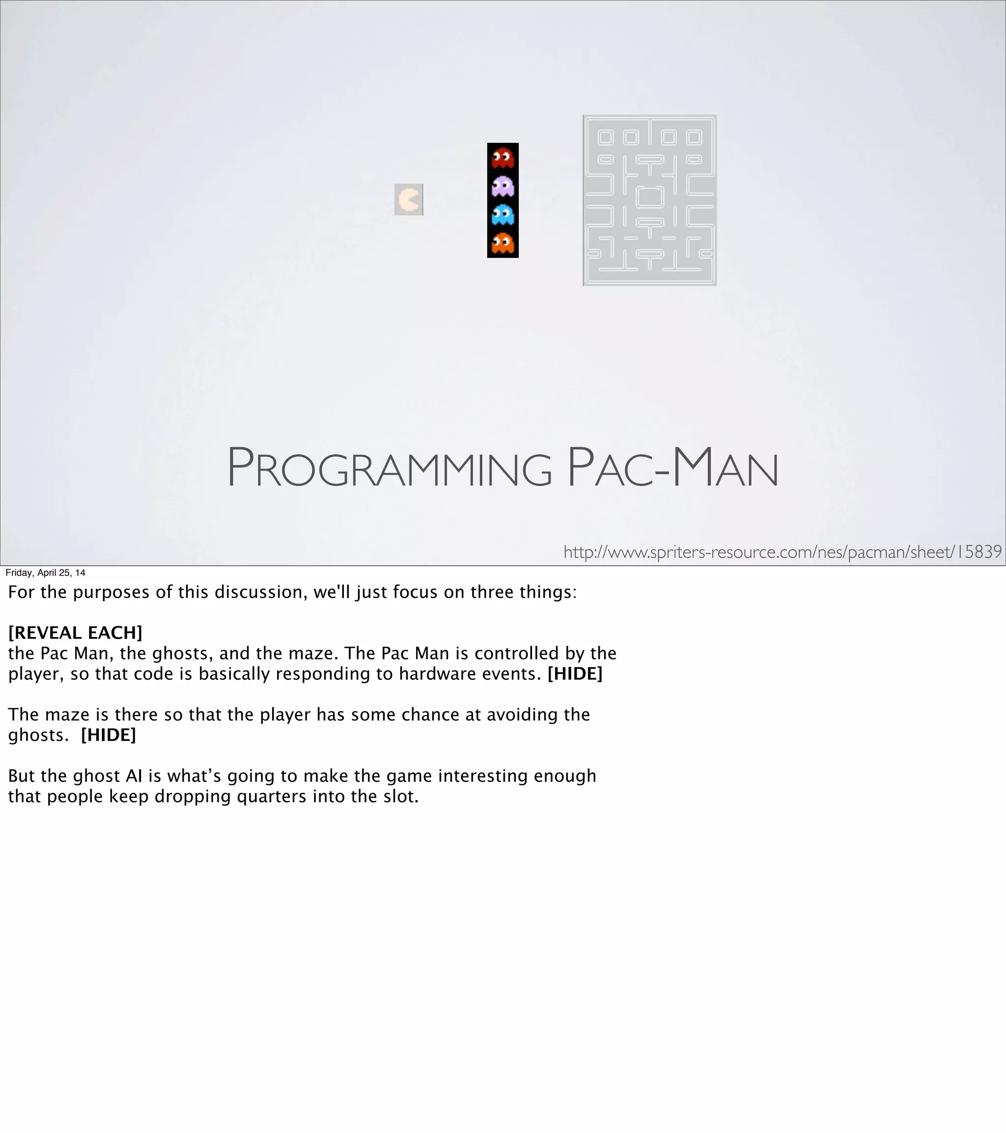 OBJECT-ORIENTED PROGRAMMING
SYSTEMS, LANGUAGES AND APPLICATIONS
OOPSLA
Friday, April 25, 14
In 2006, I attended OOPSLA as a student volunteer, and I happened
to sit in on a presentation by
[ADVANCE] Alexander Repenning of the University of Colorado.
 