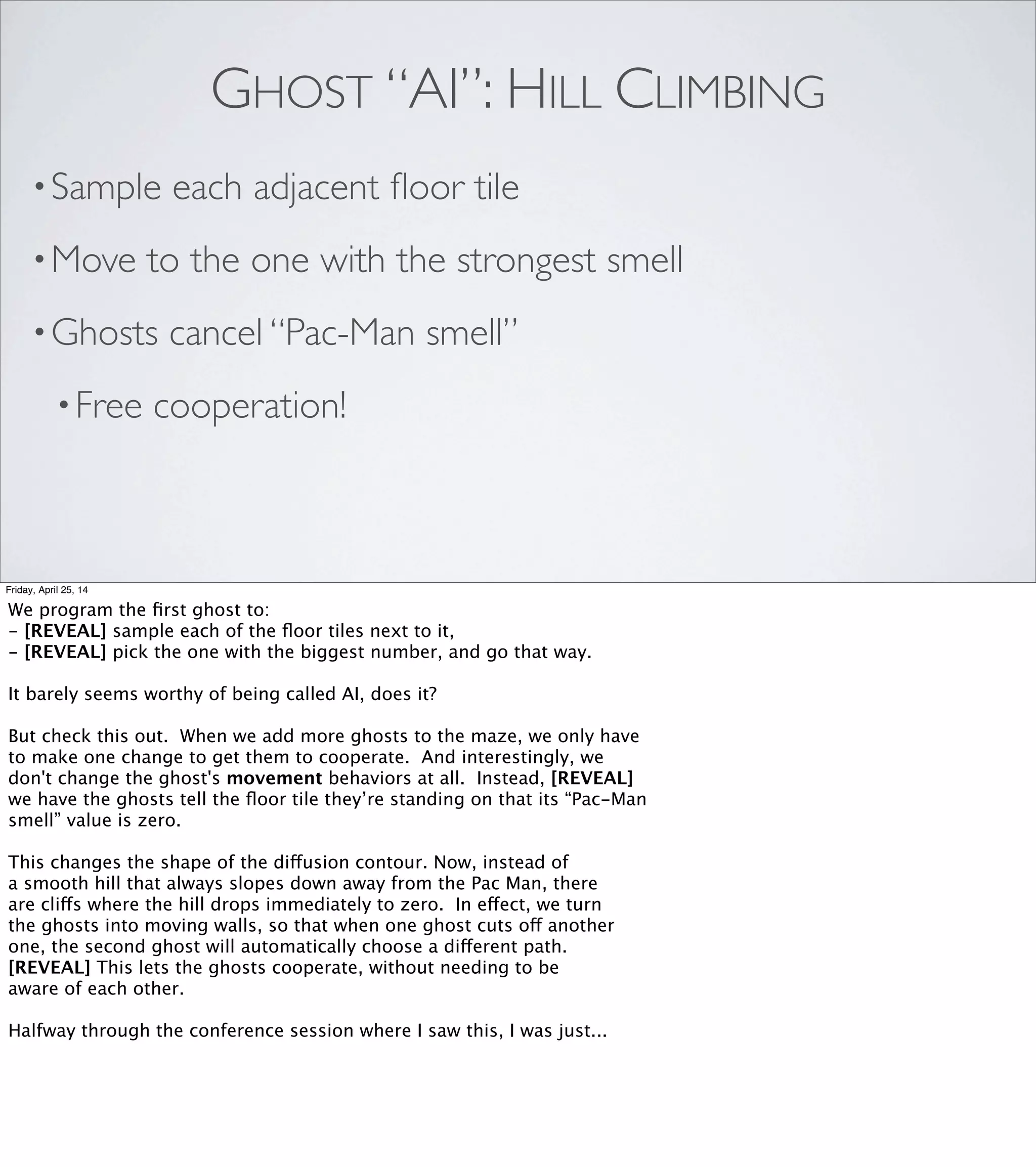 BIAS: “PLEASE, MR. GEAR...”
Friday, April 25, 14
What's the bias in "Please, Ms. Gear, what is your ratio?"
Aside from the gendered language, which is trivially easy to address...
 