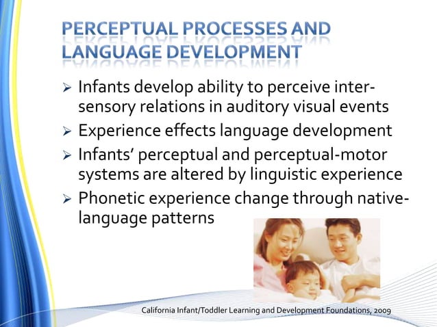 Cognitive and language development