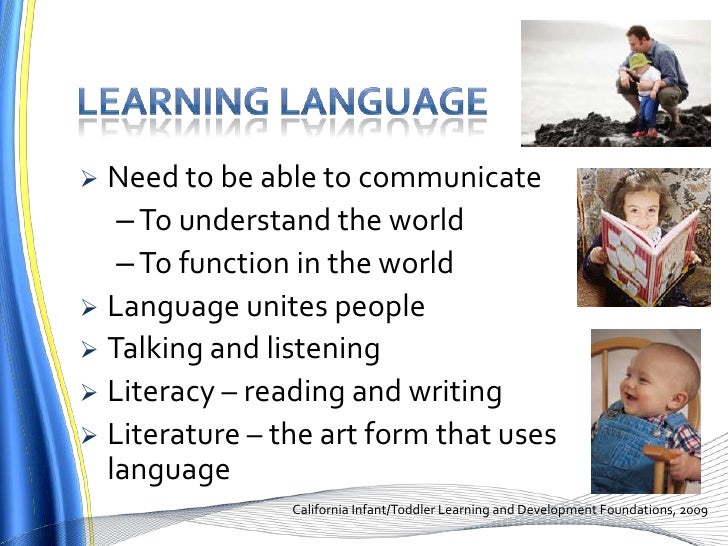 Cognitive and language development