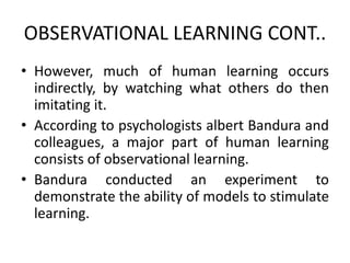 Cognitive and learning | PPTX