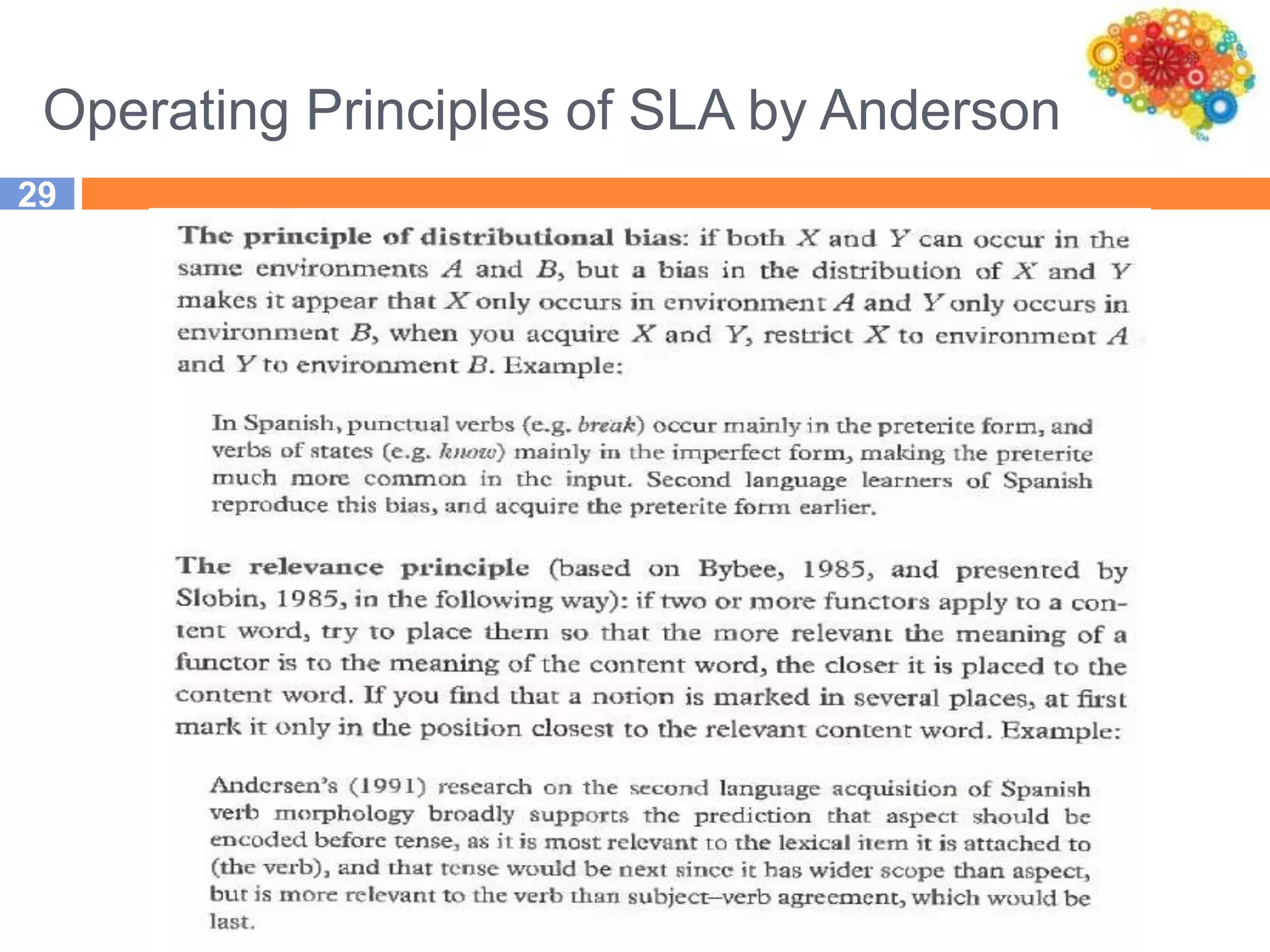 Operating Principles of SLA by Anderson
29
 