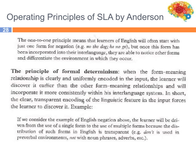 Cognitive Approaches to Second Language Acquisition | PPTX