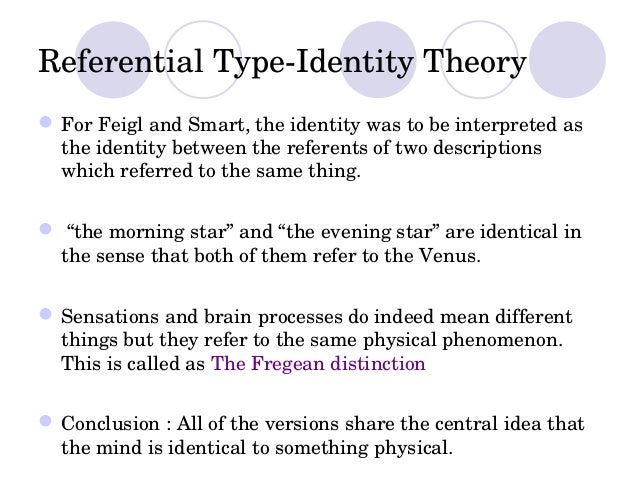 Mind-brain identity theory objection