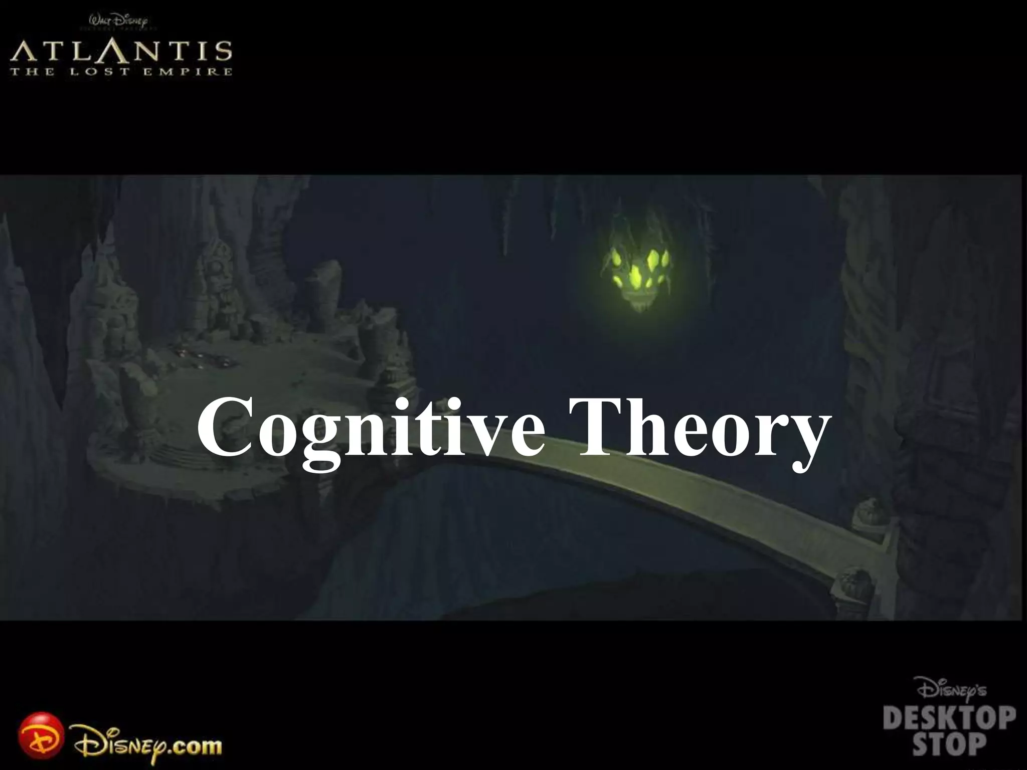Cognitive Theory
 